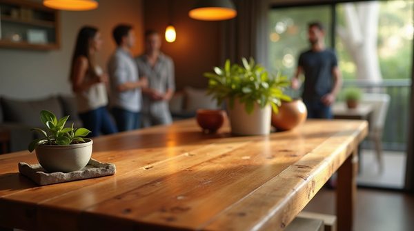Créer une cuisine conviviale : la table de cuisine 4 pieds, entre design et praticité