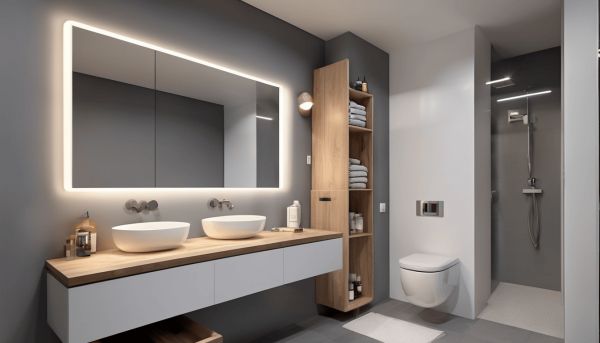 Optimiser une salle de bain de 4m2 pour un espace fonctionnel et esthétique