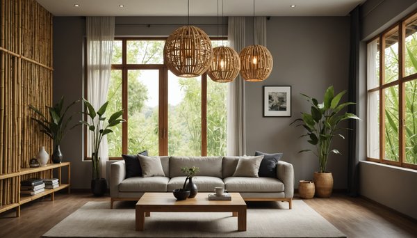 Suspension en bambou : l'élégance naturelle à votre intérieur