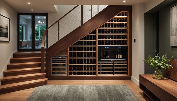 Cave à vin sous escalier : une solution pratique pour gagner de la place